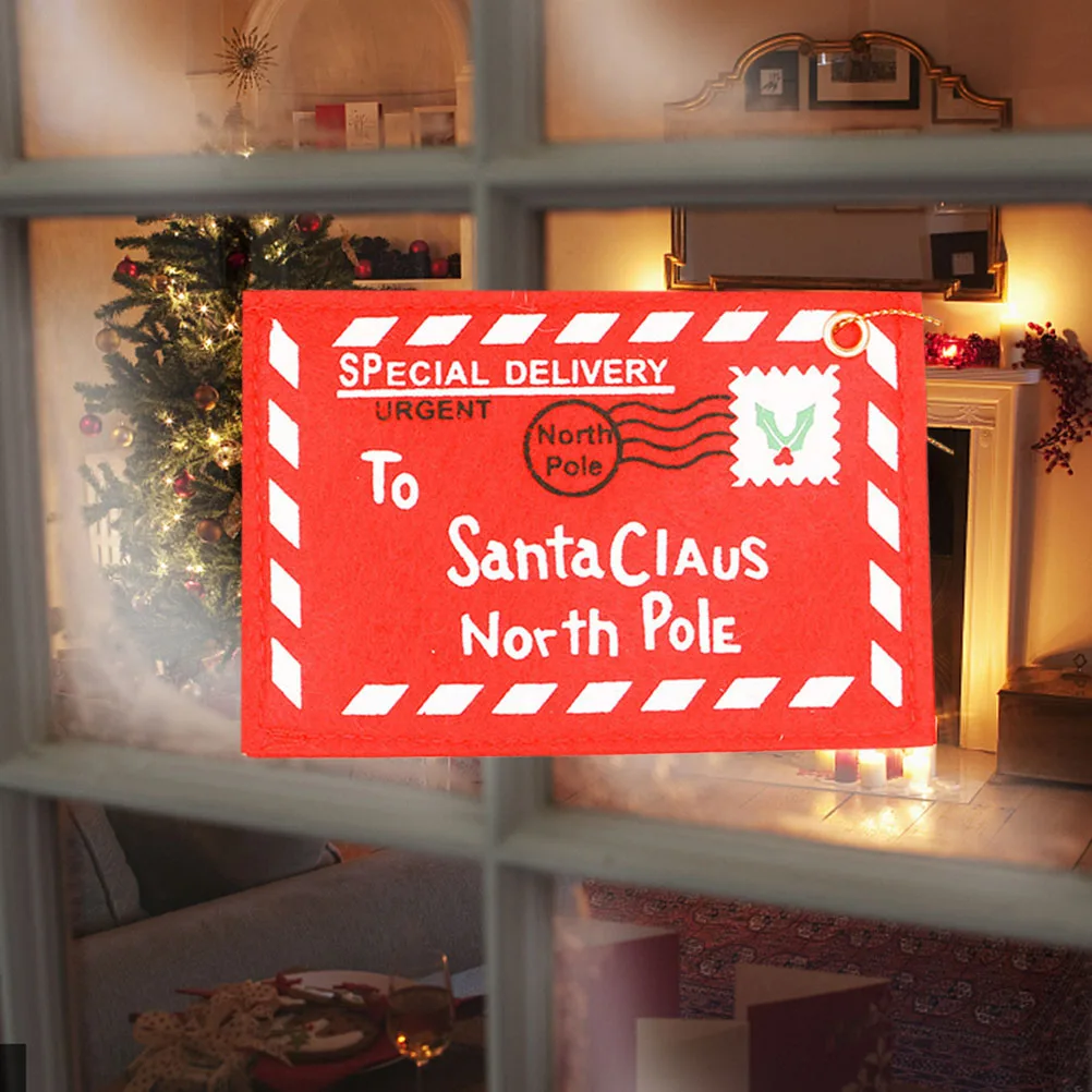 

3pcs Christmas Envelopes Reusable Fabric Santa Claus Gift Bags For Candy Chocolate Fillers Party Tree Decorations Xmas Ornament