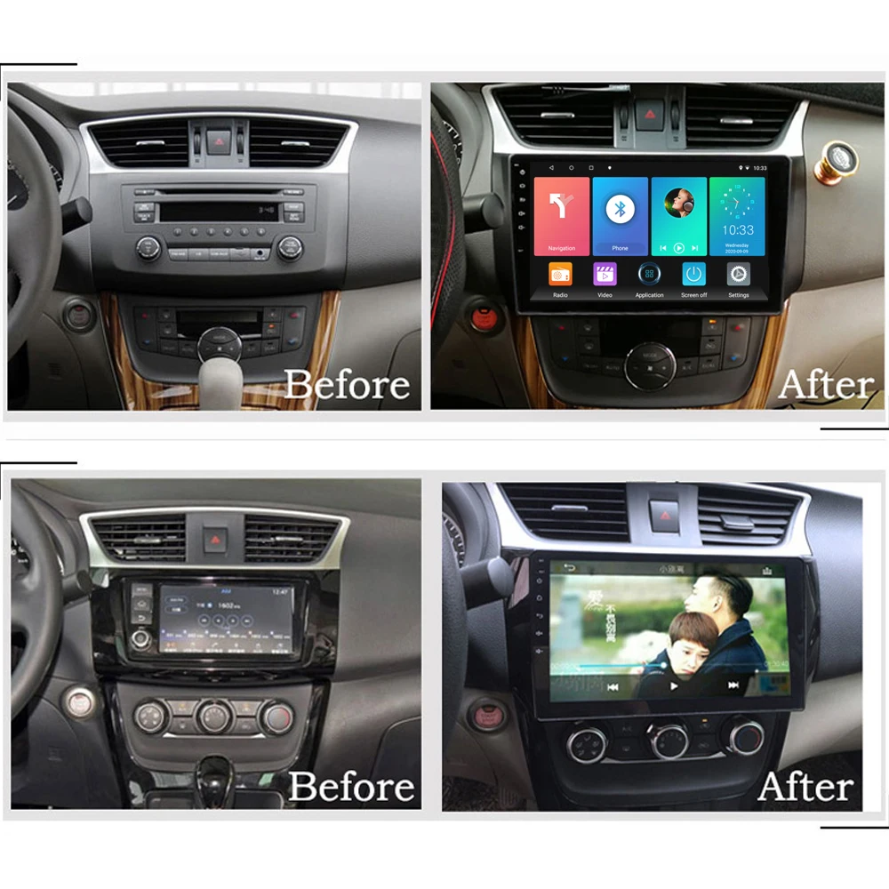 Android Car Radio For Nissan Sylphy B17 Sentra 2012-2018 Wireless Carplay Multimedia Player GPS Navigation Stereo Touch Screen