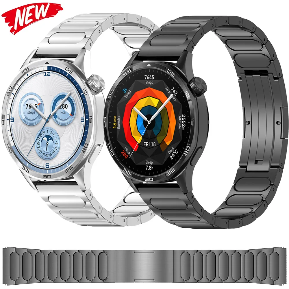 

22mm Titanium Alloy Strap for Huawei Watch GT5/Pro/GT4/3 46mm Replaceable wristband for Huawei Watch 4 3 Pro/Amazfit GTR/Stratos