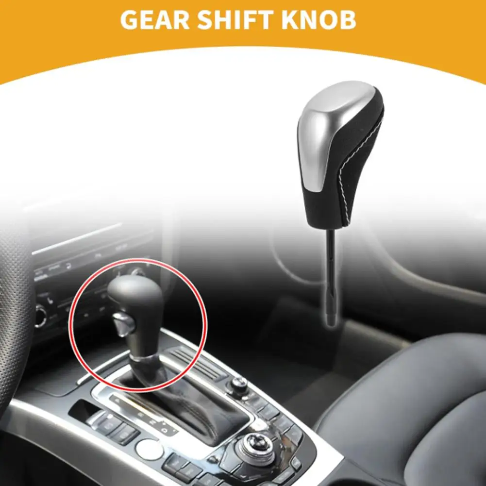 OEM Gear Knob Leather Gear Shift Vehicle Gear Shift Enhancement Vintage Design Gear Knob Gear Shift Knob Easy Installation