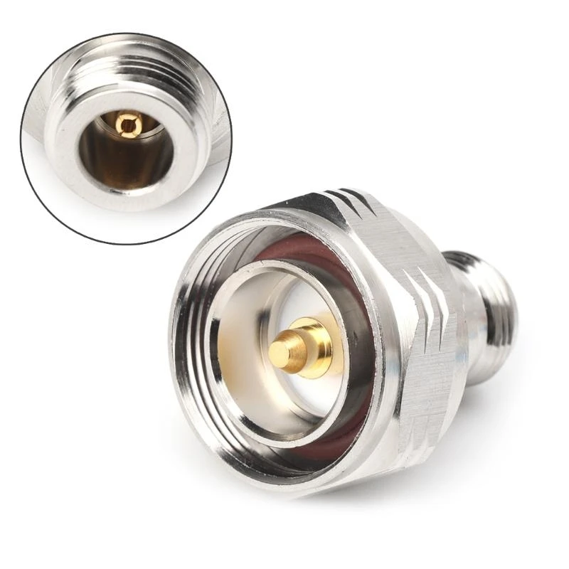 E74D NK/L29J RF Microwave Coaxial Adapter L29 7/16 DIN Male To N Female Connector