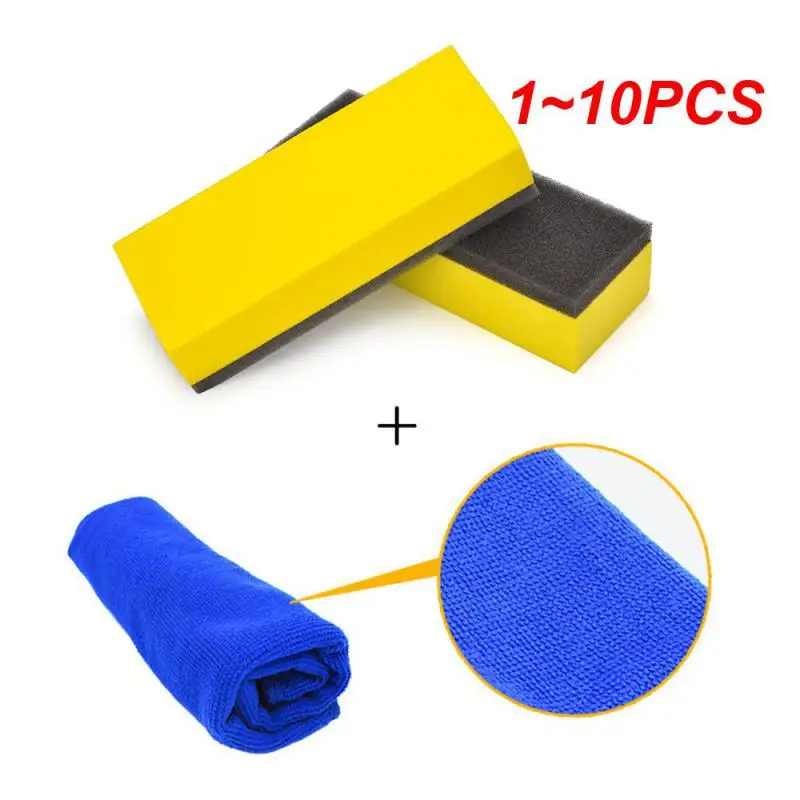 

1~10PCS Car Tyre Cleaning Sponge Cleaning Dressing Waxing Polishing Brush Sponge Tool U-Shaped Design Strong Cleaning Power