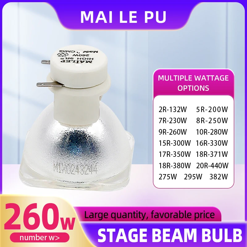 Mailepu Originele Hot Selling 9r 260W Metaalhalidelamp Activiteit Straal R9-260W Bol