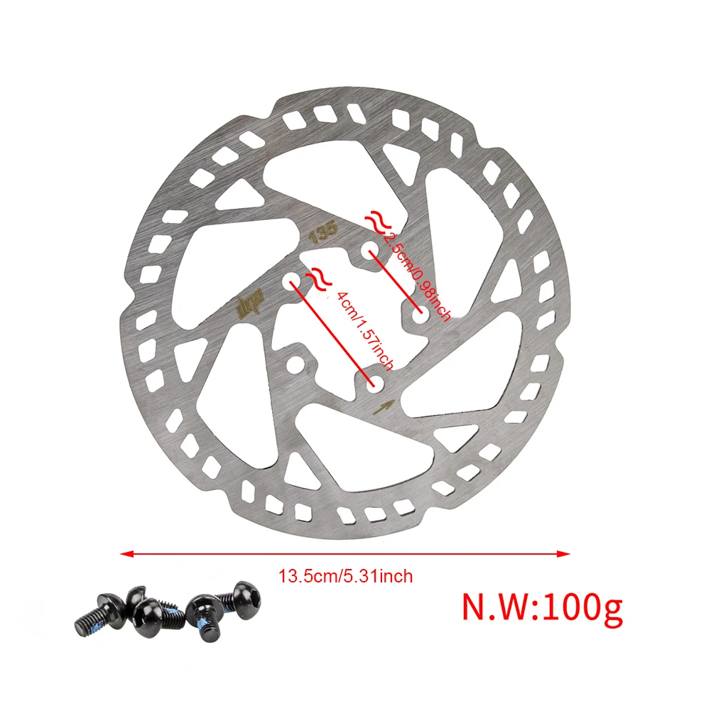 135mm Xtech Brake Disk for Xiaomi M365 1s Pro 2 Mi3 Electric Scooter Enlarged Modified Brake Stainless Steel Disc Parts