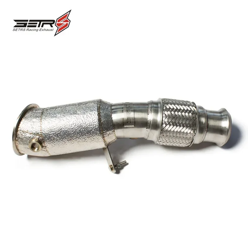 Section High flow Pipes branch downpipe Pipe with for N20 F35 Modified Exhaust