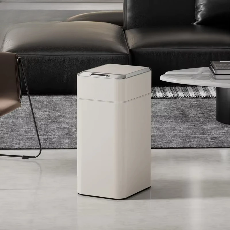 

Автоматический датчик, двойной открытый мусорный бак, умная мусорная корзина, мусорное ведро, открытый центральный мусорный бак из нержавеющей стали-6609M