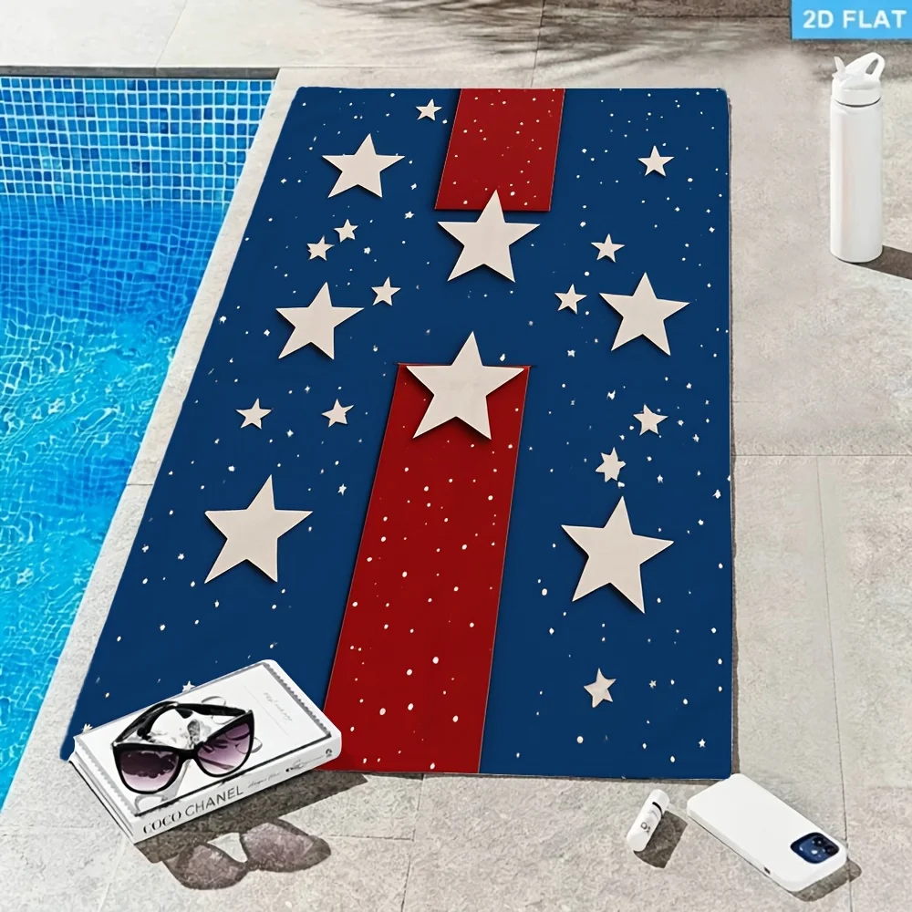 Beach Towel Oversized Microfiber Sand Free Quick Dry Summer Vacation Accessories For Swimming Pool Travel Gifts For Party