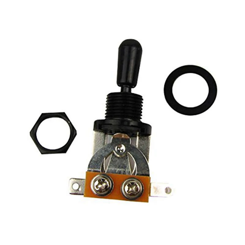 Metric 3 Way Short Straight Guitar Toggle Switch Pickup Selector For Gibson Epiphone Les Paul Electric Guitar(Pack Of 4)