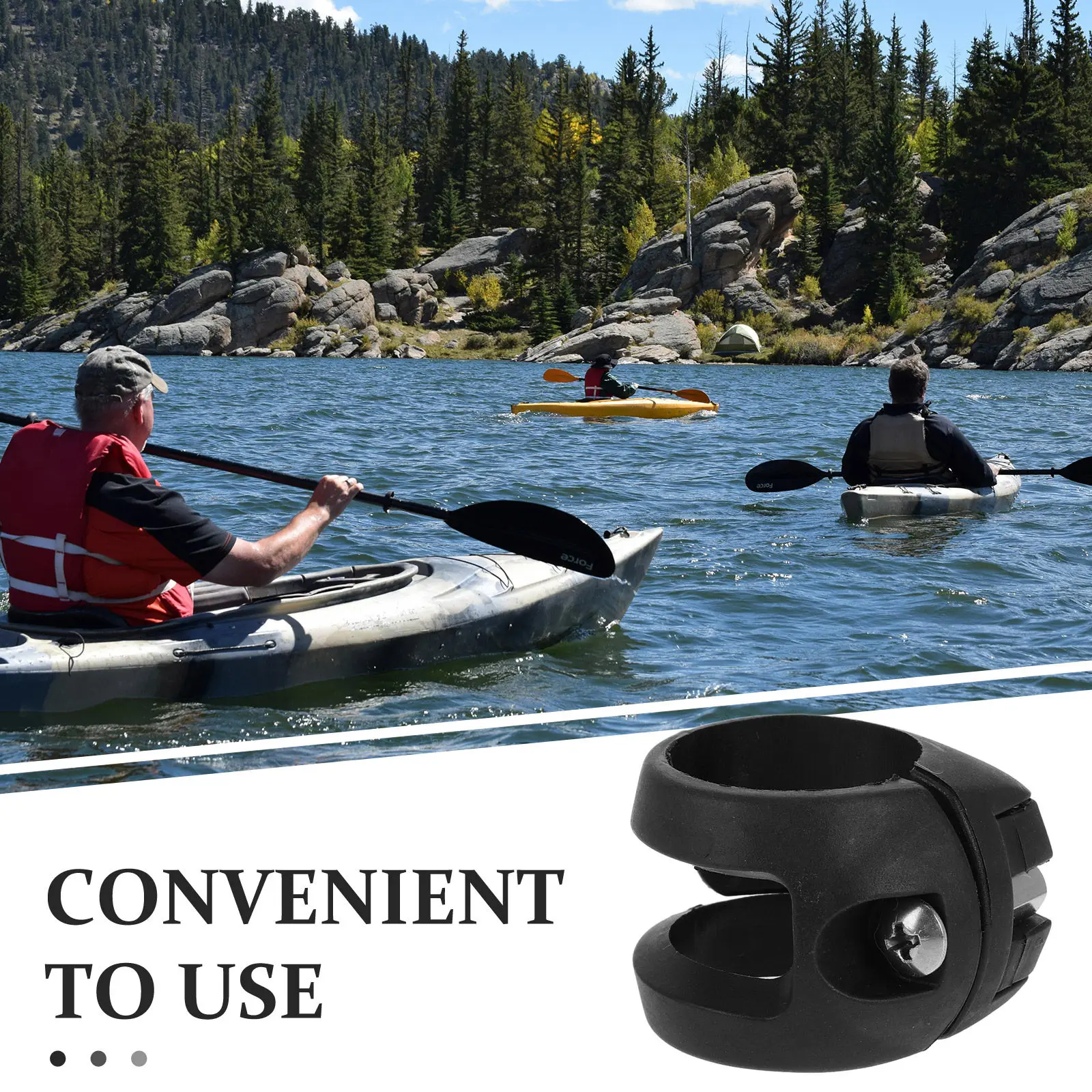 Adjustable Shaft Lock Catch Sup Paddle Clamp Quick Release Surf Paddle Clip Universal For Kayak Canoe Boat Deck Mount Outdoor