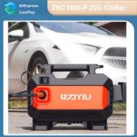 120Bar 1400W High Pressure Washer - 220V Powerful Home Cleaner with Leakproof Design, Easy Setup & Compact Storage