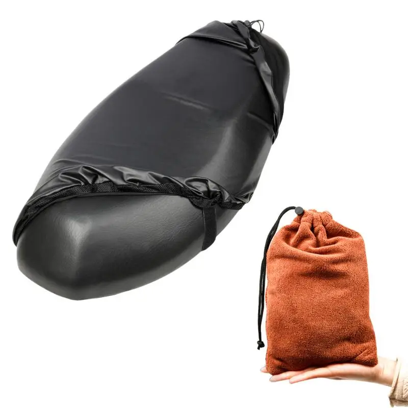 Dustproof Rainproof Motorcycle Seat Cover Sunscreen Motorbike Scooter Cushion Seat Cover Protector Accessories M/ L/XL