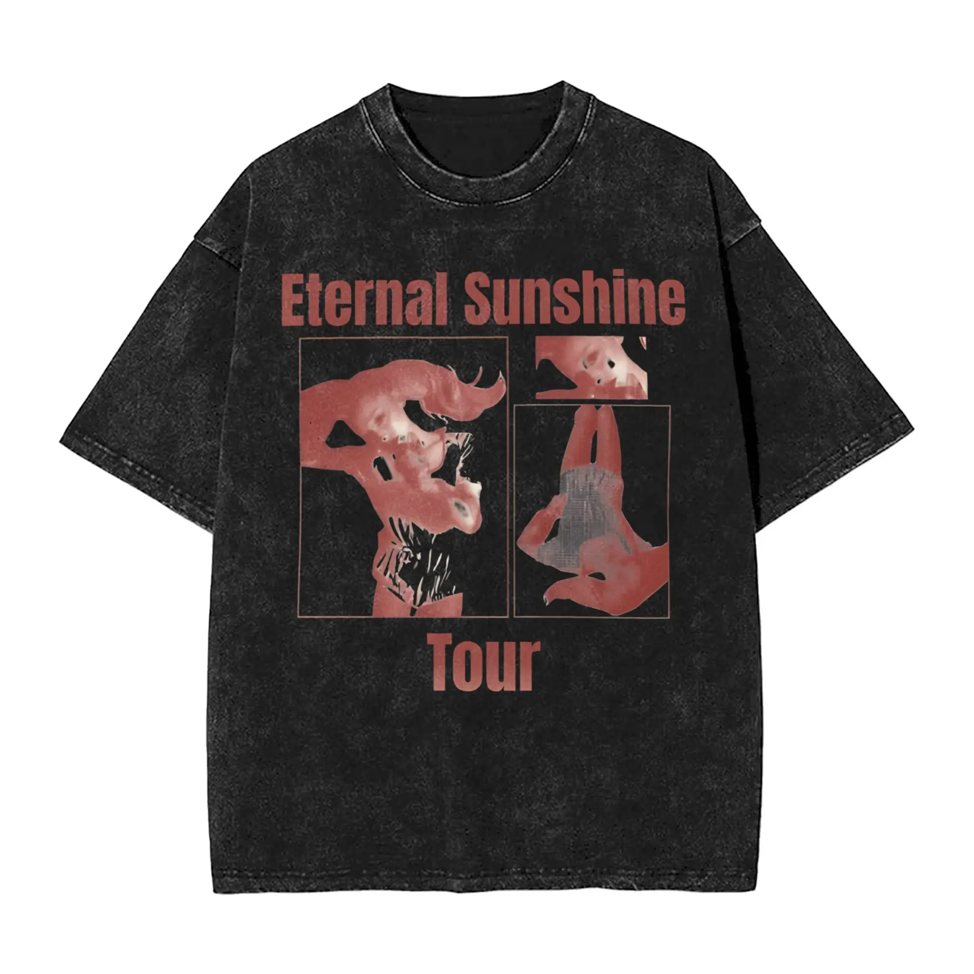 The Eternal Sunshine Tour arianas grandes Merch Washed T Shirts for Men Women Streetwear Hip Hop T-Shirt Graphic  Tees