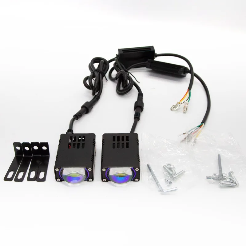 

Hidden Grille Laser LED headlight Dual Color Yellow White Spot Light for Truck Off-Road Motorcycle Car Accessories