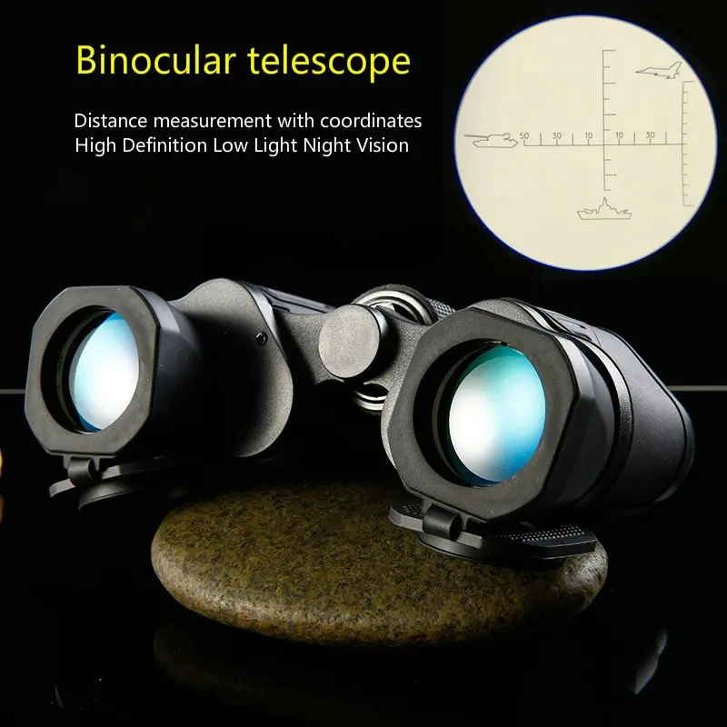 Non-Infrared High Resolution Low Light Night Visioning Telescope Binocular Telescope With Coordinate Range