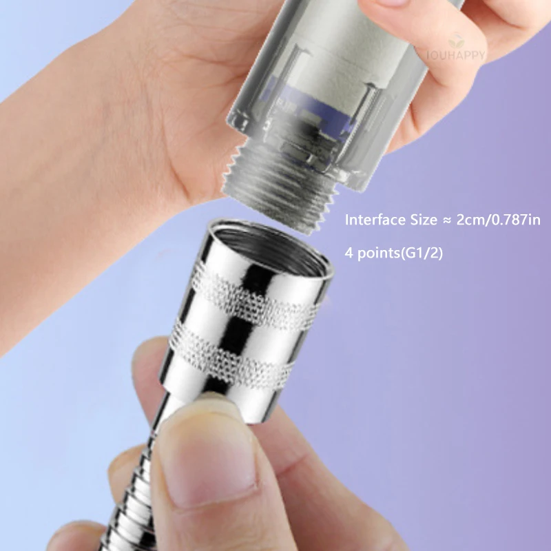 Soffione doccia ad alta pressione con filtro Mini soffione doccia a grande flusso d'acqua Spray a risparmio idrico per accessori da bagno dell'hotel