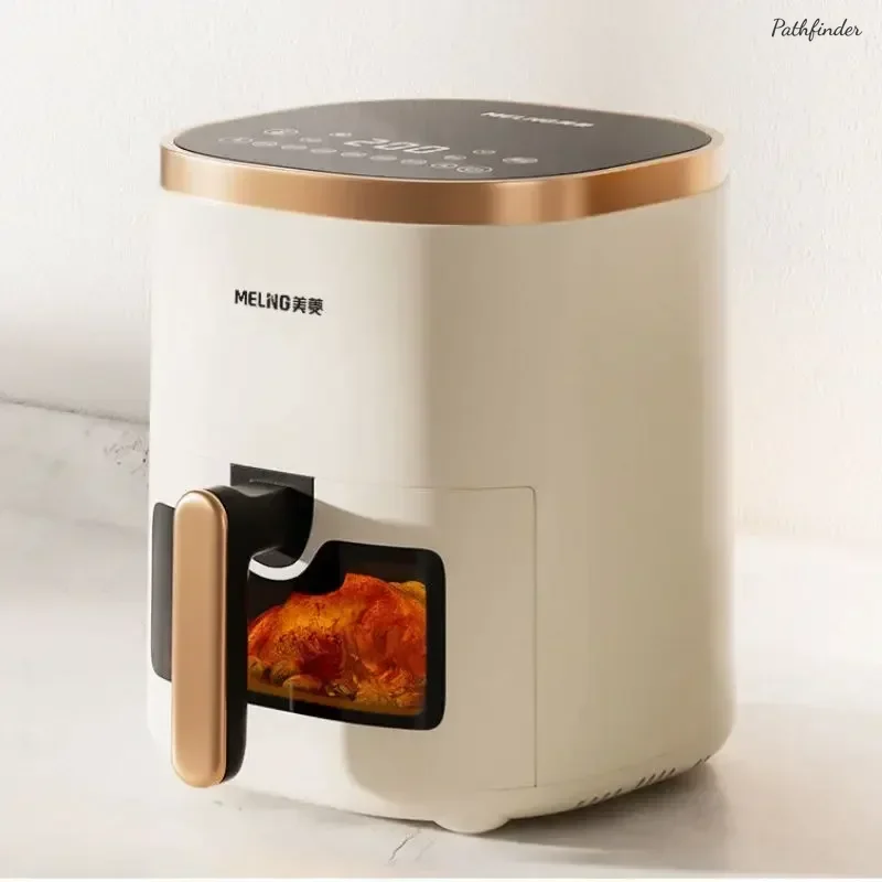 New Household Flip-Free Air Fryer: Large Capacity Multifunctional. Visual Fully Automatic Smart Electric Fryer for French Fries