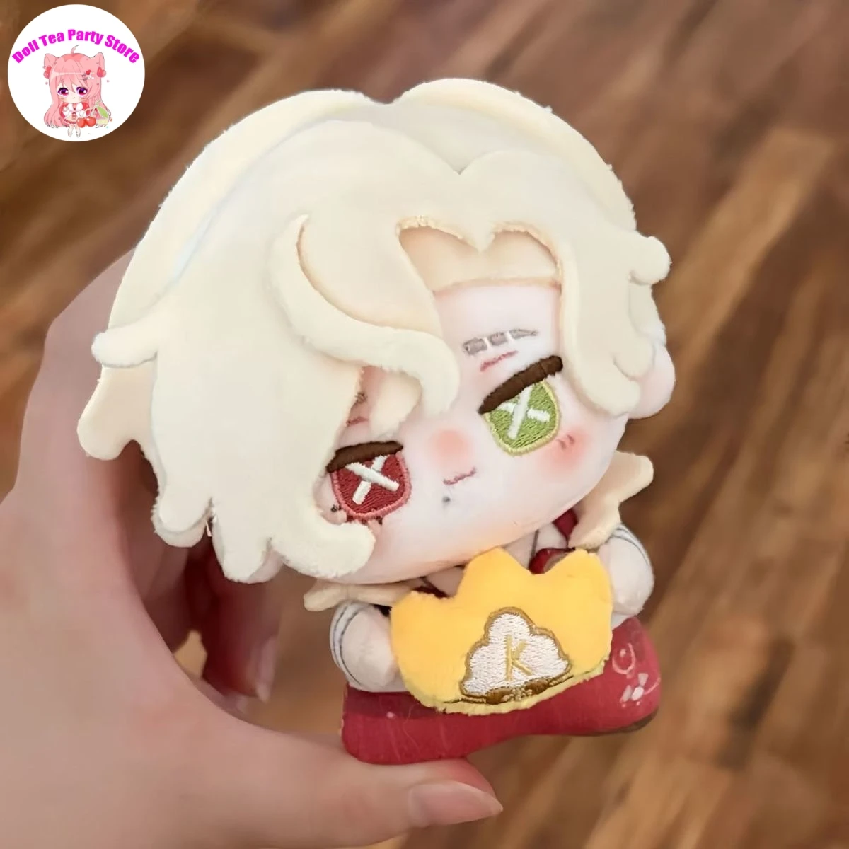 

10cm Cute Anime Identity V Richard Sterling Plush Doll Print Starfish Body Backpack Pendant Toys Cosplay Dango Xmas Gift