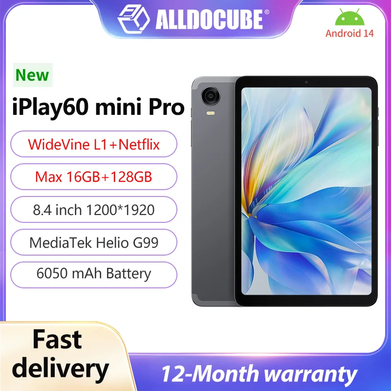 Alldocube-Tableta iPlay50Mini Pro de 8,4 pulgadas, FHD, Netflix L1, Android 13, Helio G99, 16Gb + 256GB, SIM dual/5 GB, wifi, 5000mAh