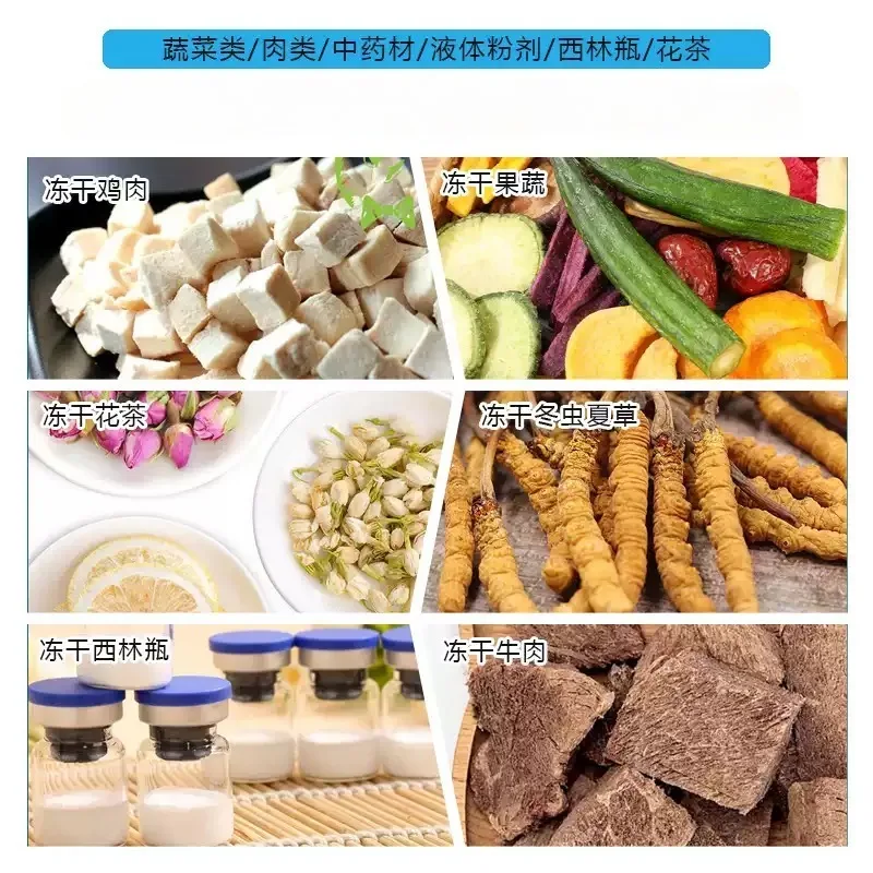 Household small freeze dryer food fruit and vegetable pet food vacuum freeze dryer