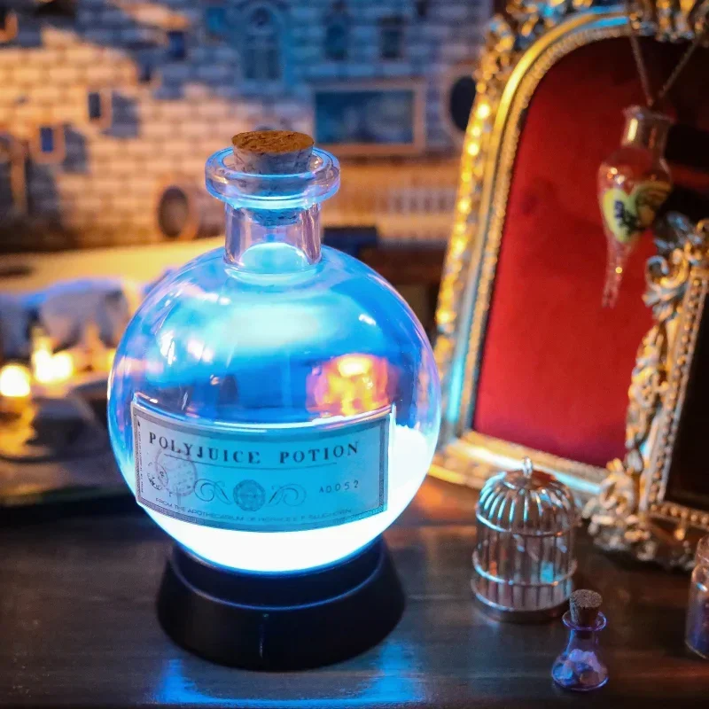 Creative Harry LED Color Changing Magic Bottle Magic Lamp Decoration Room Decoration Magic Potion Bottle Children's Gift