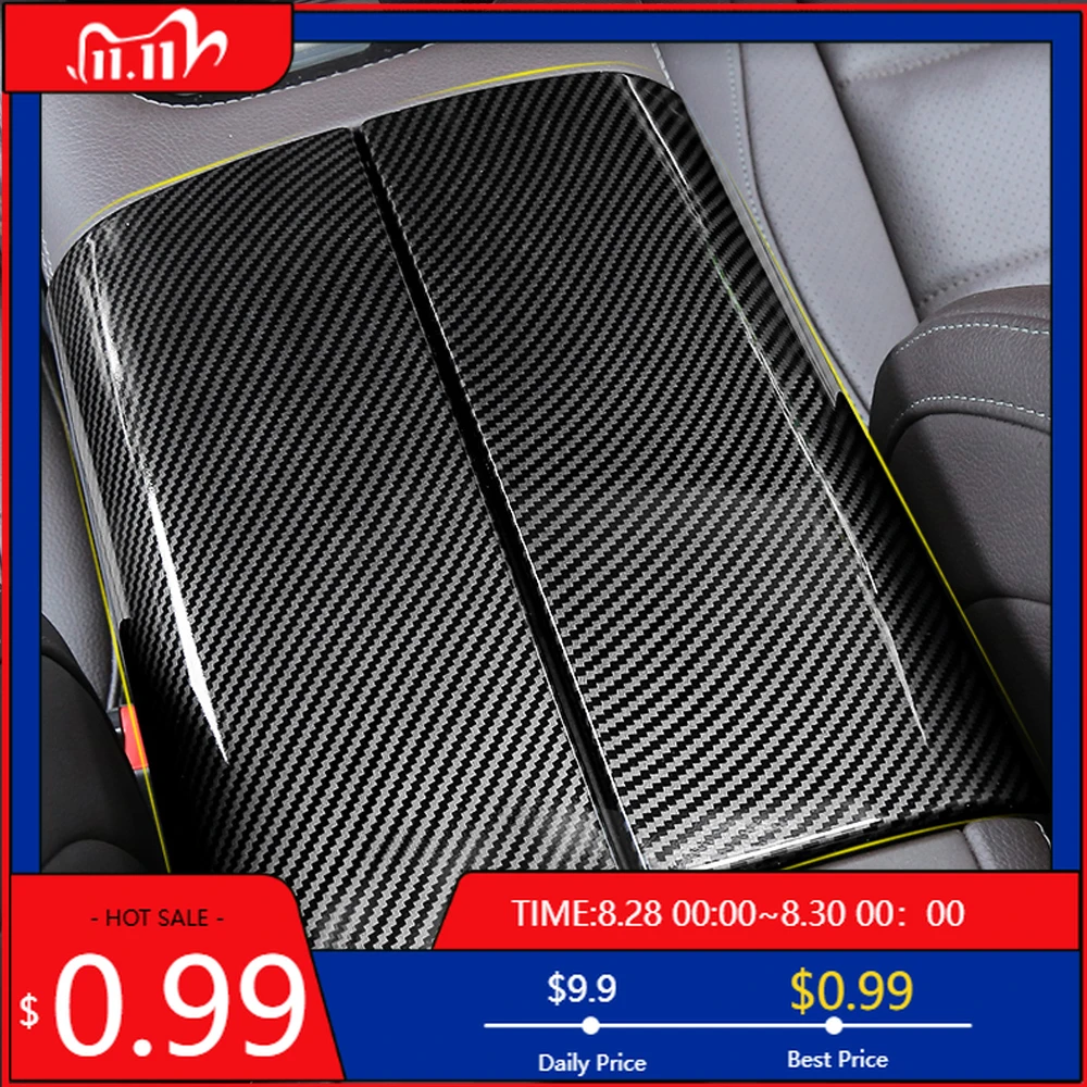 

Interior Stickers Center Console Armrest Panel Cover Trim For Mercedes gle w167 c167 gle carbon w167 gls x167 400d gle 350/amg 4