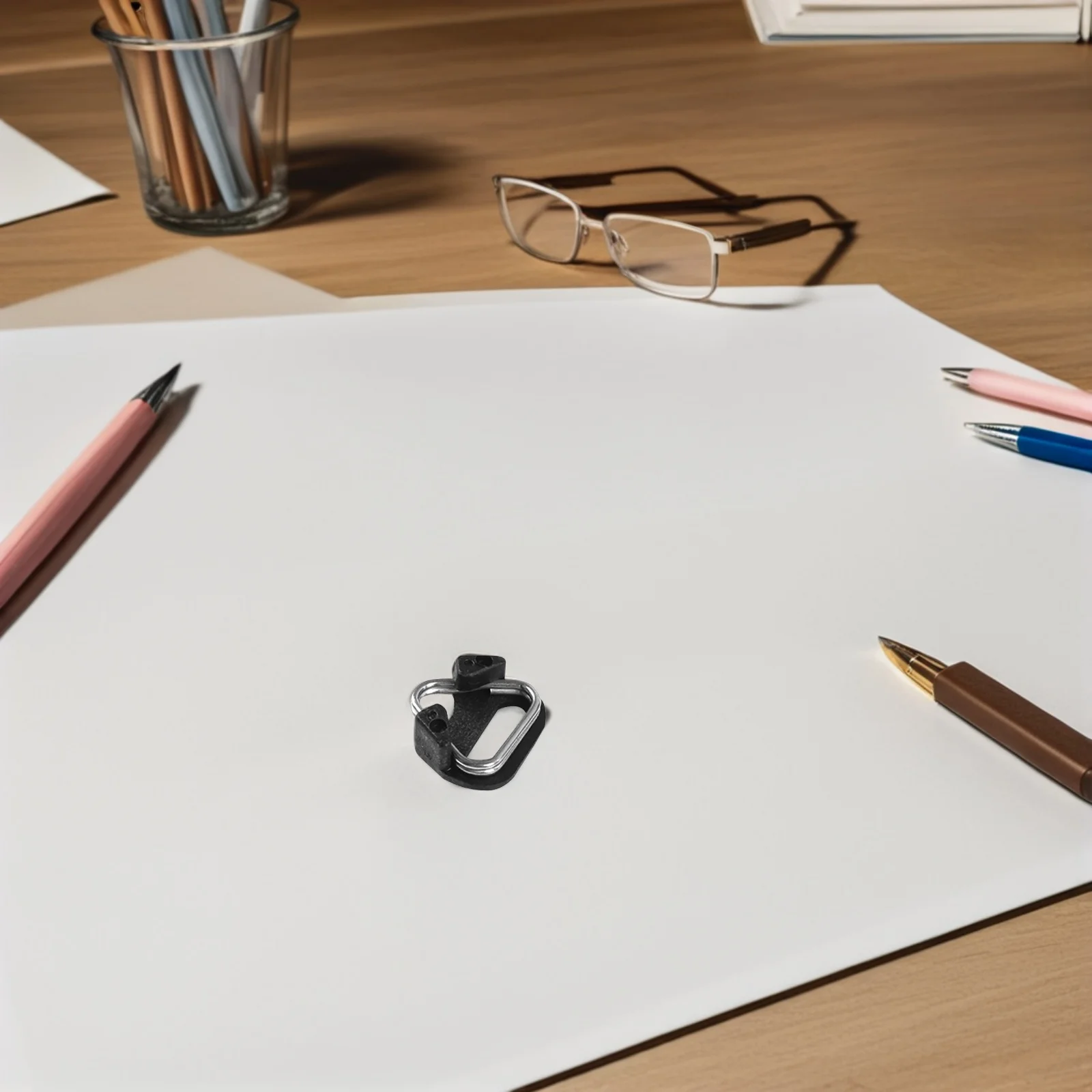 

10 Pcs Camera Clip with Triangle Hook for Shoulder Strap Lanyard Belt Split Ring Stainless Steel Plastic Fastening Accessory