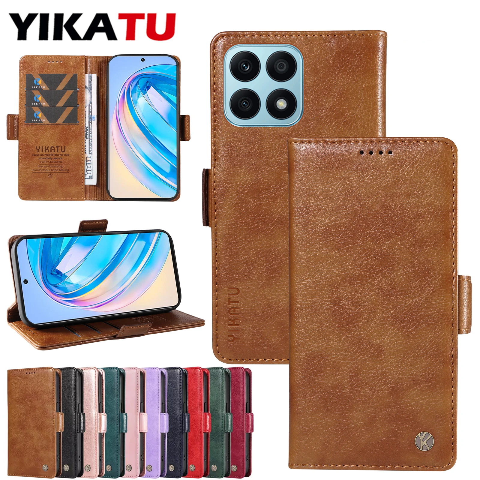 Кожаный чехол-кошелек для Huawei P80 Ultra P70 Pro P30 P20 P10 P8 P9 Lite 2017 P Smart Z Mate 60 Pro Plus 10 20 Lite Phone Coque