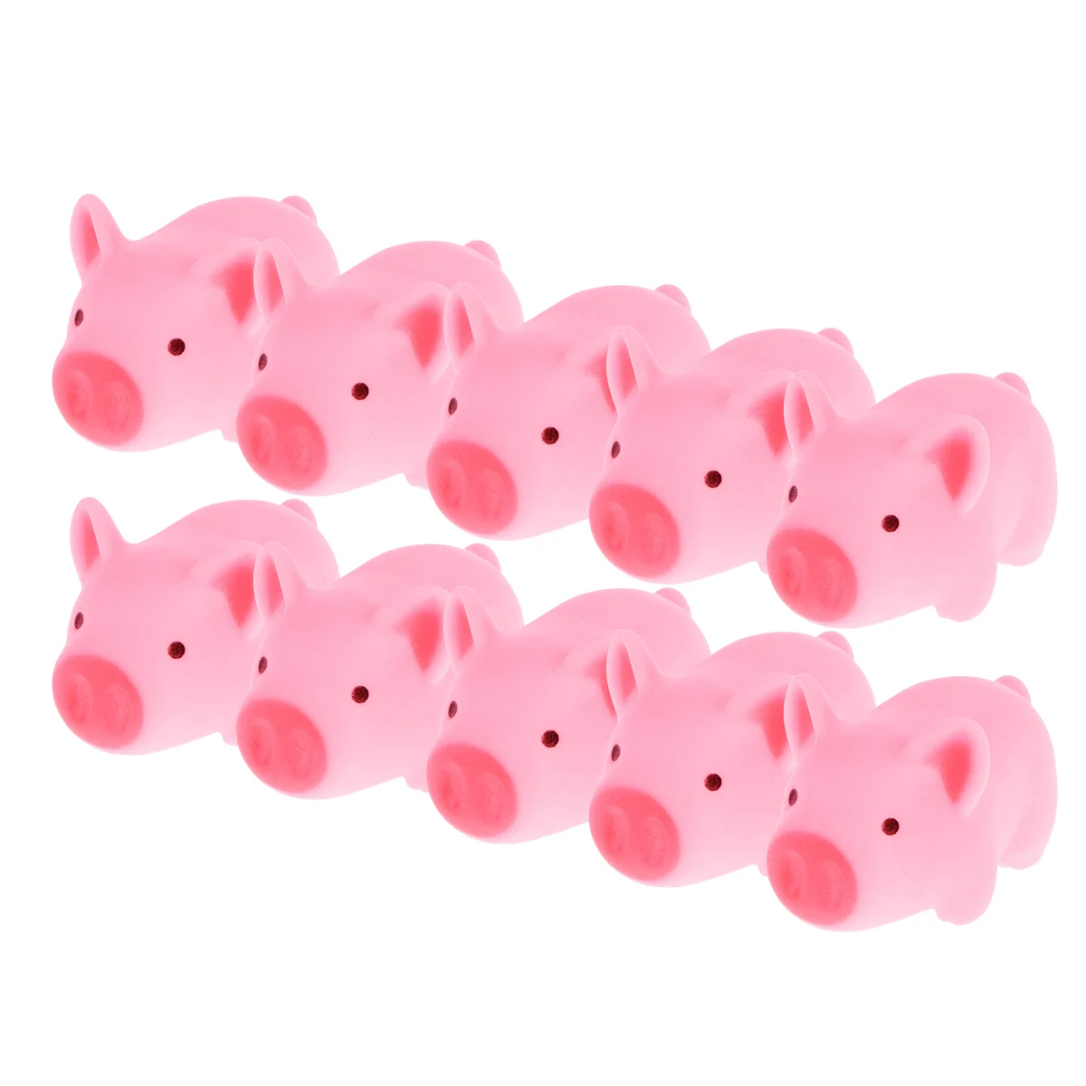 

12 Pcs Lightweight Baby Toys Rubber Pig Bath for Toddlers Filling Water Portable