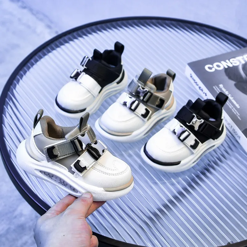 Kid's Casual Sports Shoes 2026 Spring and Autumn New Item for Boy Girls Soft Soled Casual Anti-collision and Anti Slip Baby Shoe