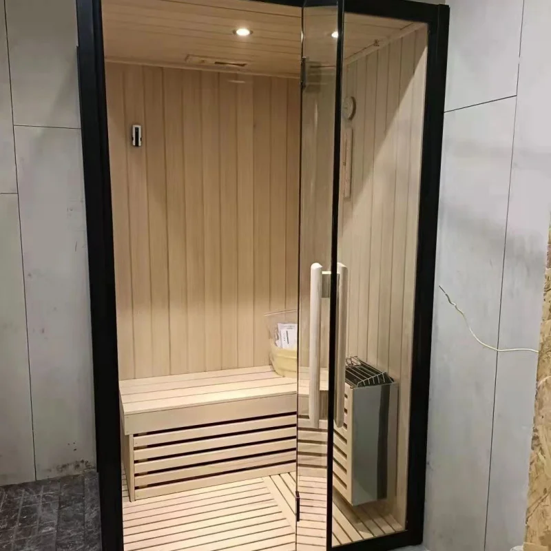 

Custom. Customized Sauna Room Home Sauna Light Wave Room Sauna Stove Steam Room Beauty Salon Sweat Steaming Room Wooden Bag Inst