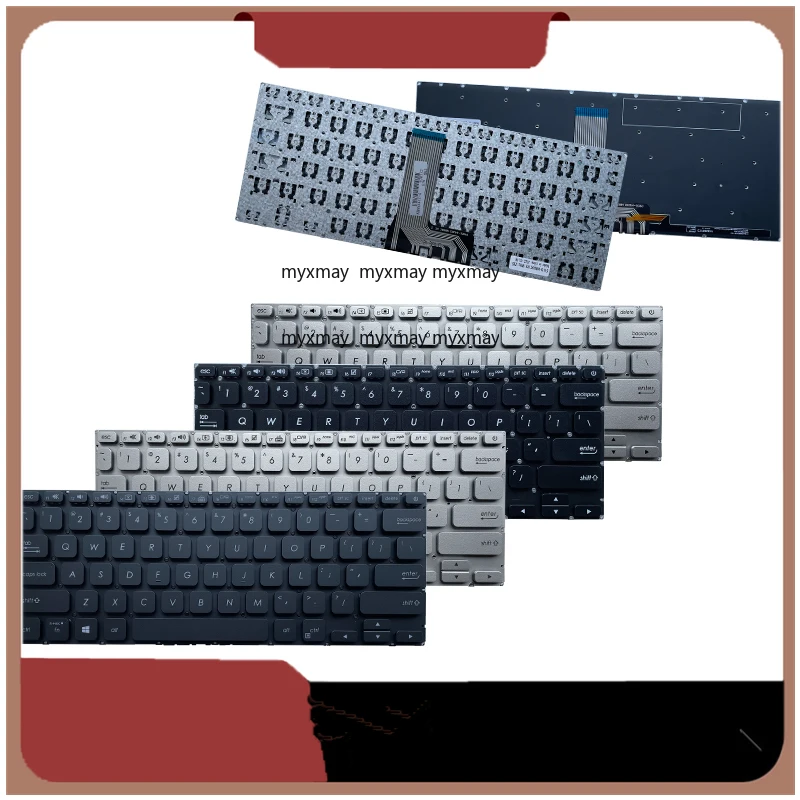 

US Laptop Keyboard For ASUS VivoBook X412 X412FA X412U R423 V4000F R424 V4000U V4000D R424F R424FA A412 A412D A412FL A412DA