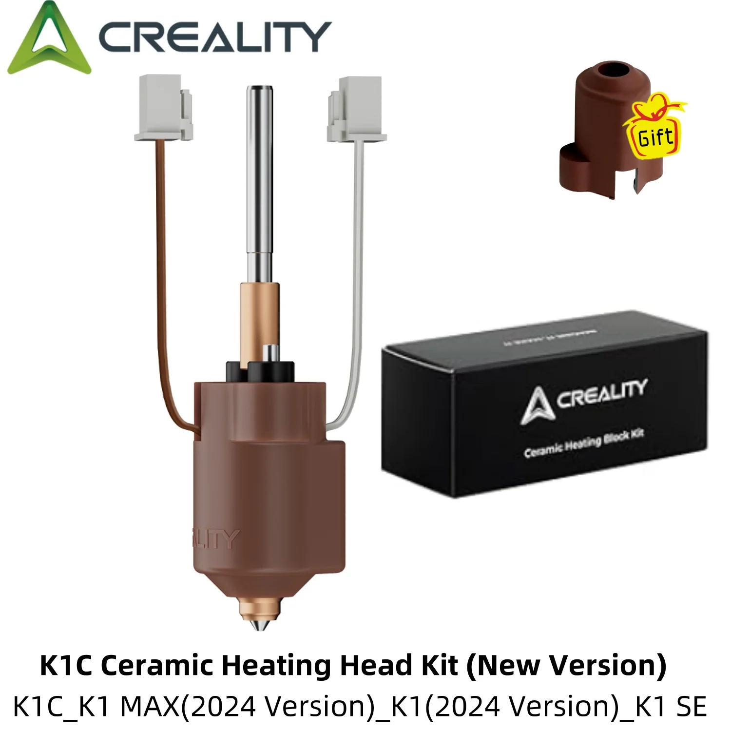 Creality 2025, neue Version K1/K1 Max/K1C Keramik-Heizblock-Kit, Anschluss mit Schnalle, kompatibel mit K1/K1 Max/K1C/K1 SE – Detail 17