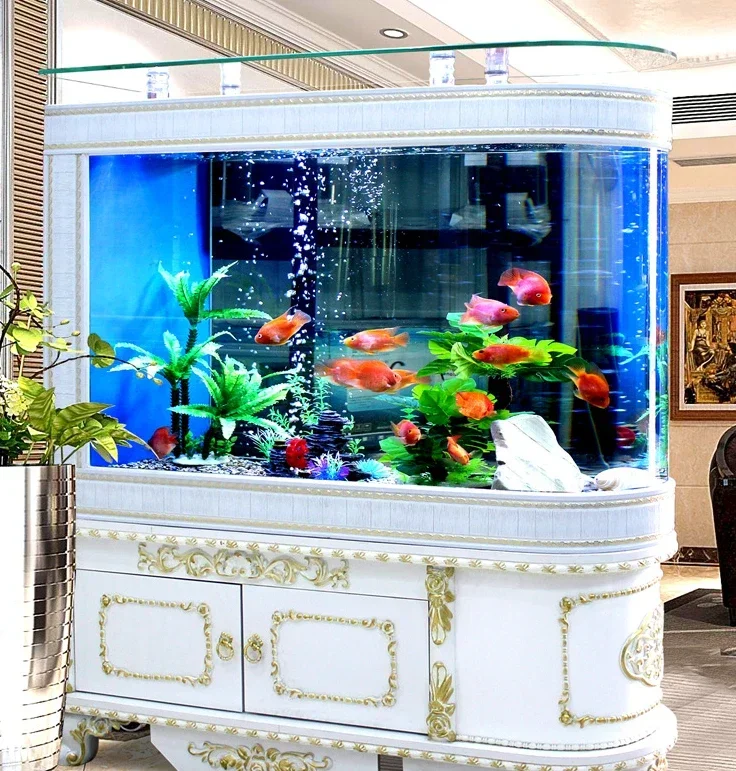 Aquarium Medium Large Living Room Home Change Water Lazy