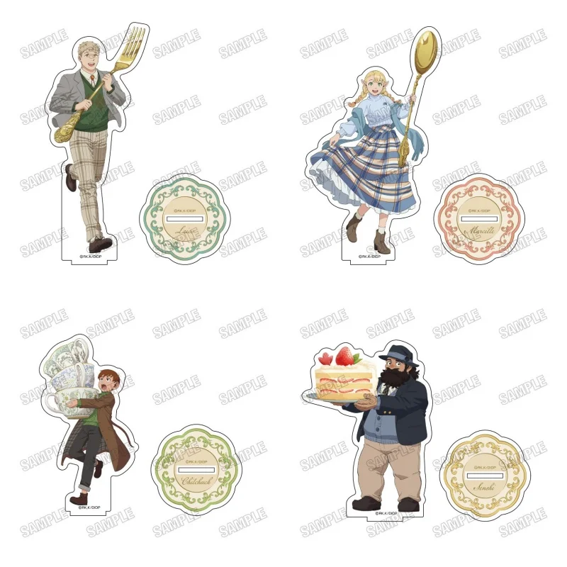 

Delicious in Dungeon anime 15cm Laios Marcille Chilchuck Acrylic figure keychain Collecting accessories keychain