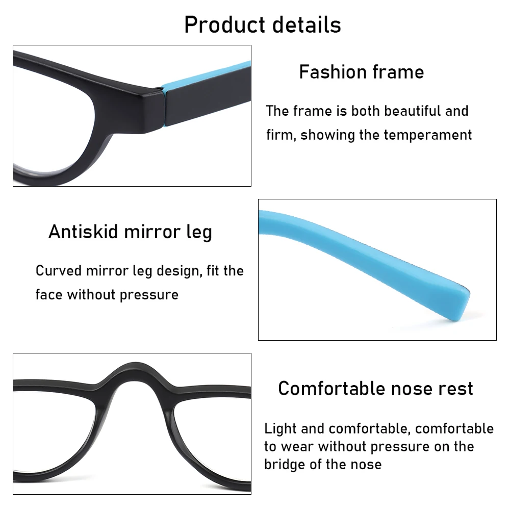New Cat Eye Reading Glasses for Women Men Lightweight Clear Lens Presbyopic Eyeglasses Fashion Leopard Readers Eyewear +0~+3.5 image 5