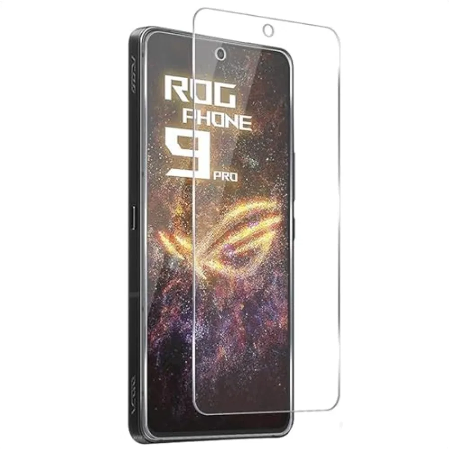 Confezione da 3 pellicole protettive per schermo Asus ROG Phone 9 Pro in vetro temperato [99,99 HD Clear] [9H Hardn] [Friendly pellicola] per telefono Asus ROG
