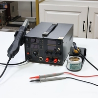 Three In One Hot Air Welding Platform YIHUA 853D 5A Rework Station 5A DC Power Supply Functions Rework Soldering Iron Station