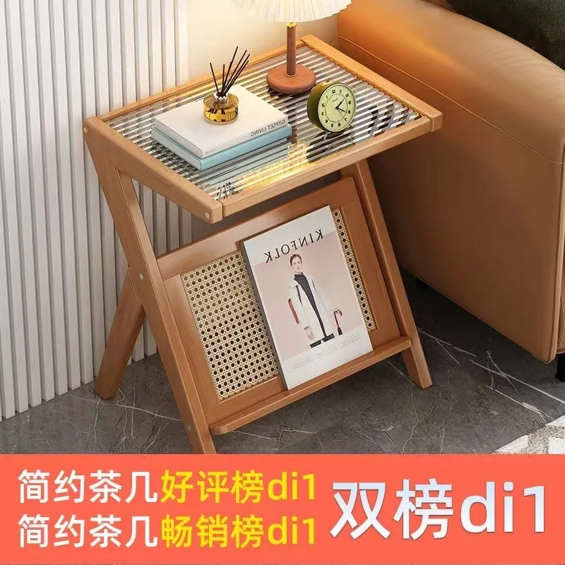 mesa de cabeceira, sofá lateral, chá, café pequeno, Changhong retangular