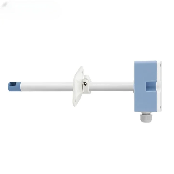 ducted type 4~20mA 0-10V DC weather station wind speed sensor air velocity sensor for exhaust pipe