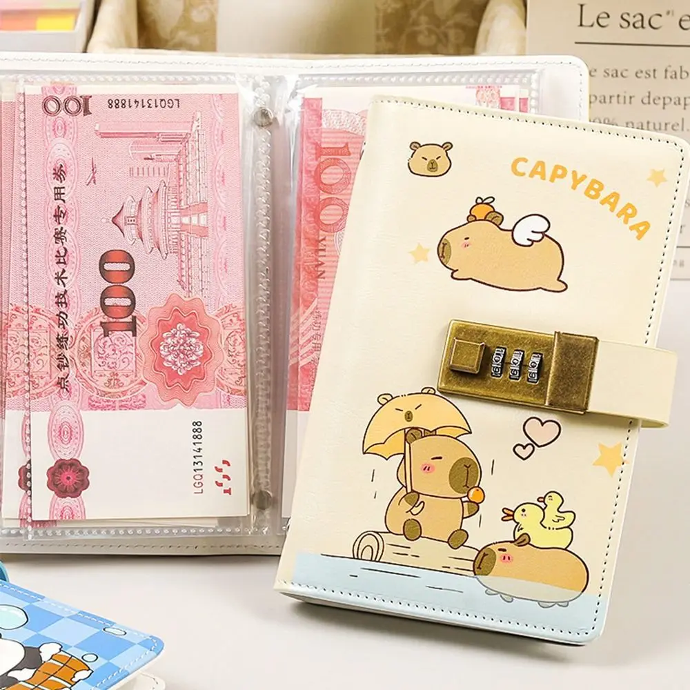 

Kapibala 100 Envelopes Money Saving Challeng Panda Save Money Savings Challenges Sheets PU Large Capacity