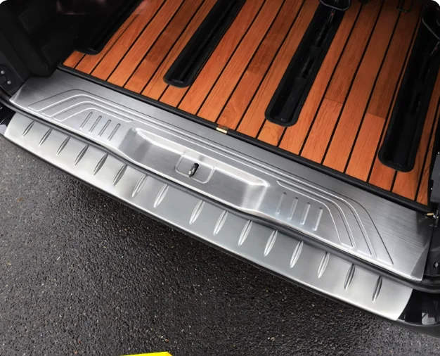 

Car Accessories For Vito 2014-2023 Rear Bumper Protector Trunk door sill Scuff Plate