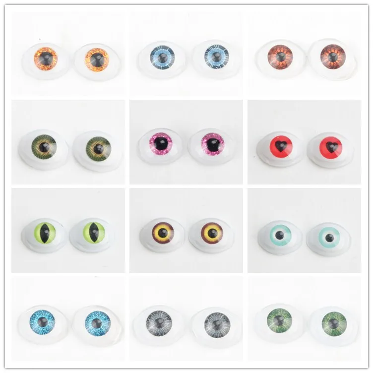 10mm Baby Eyes Eye Opening Tool Supplies Eye Beads 3D True Eyelash Eyeballs