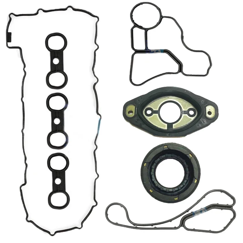 

Valve Cover Gasket Kit & Engine Oil Filter & Cooler Housing Gasket Seal For BMW 125i 128i 130i 323i 325i 328i E82 E90 New