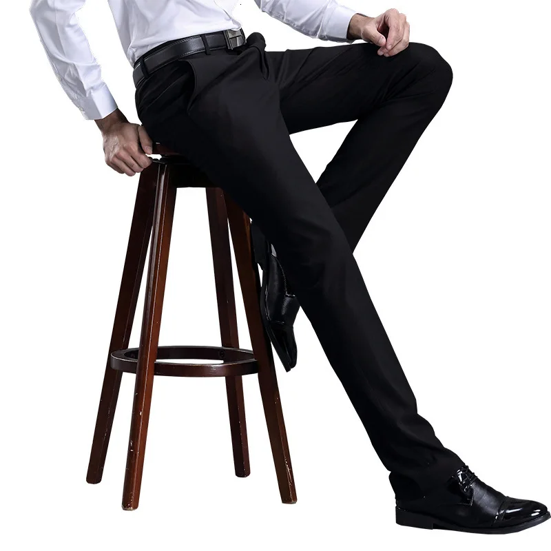 Man Western-style Trousers Men's Correct Dress Wear Slim Casual Suit Pants Occupation Business Affairs