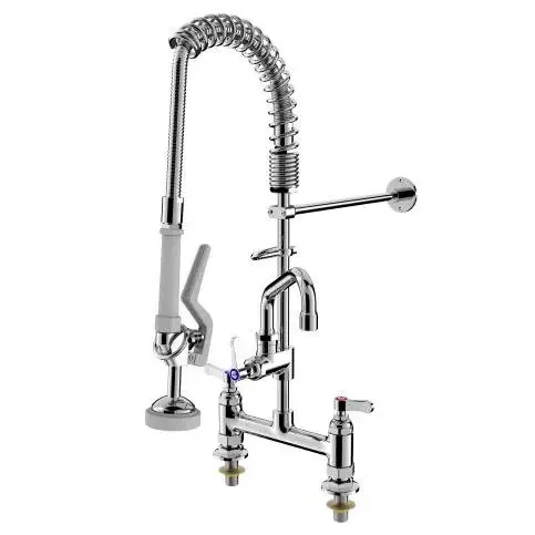 Factory Best-SellerContemporary Style Deck Mount Faucet Dishwasher Restaurant Grade Pull Out Industrial KitchenSink Faucet