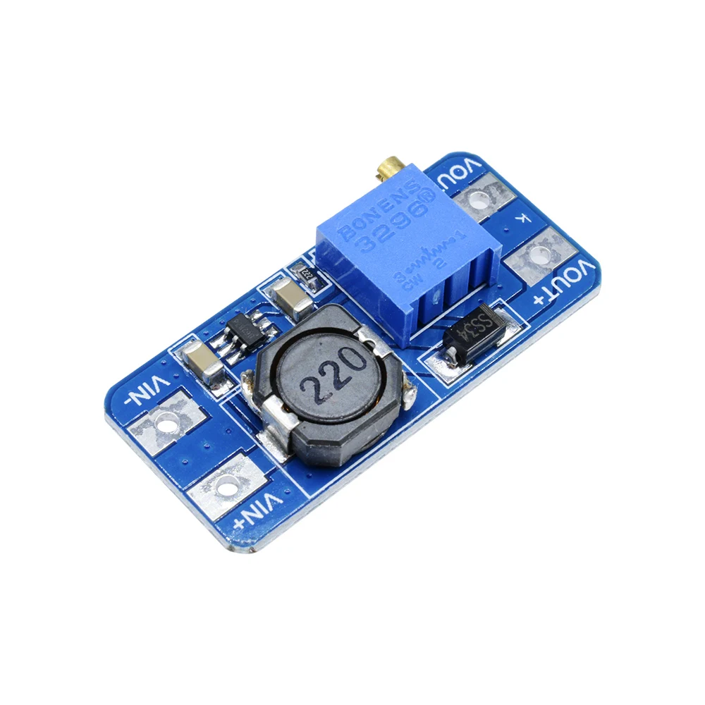 MT3608 DC-DC Adjustable Boost Module 2A Boost Plate Step Up Module 2V-24V to 9V 12V 15V 18V 24V Power Supply Module Dropshipping