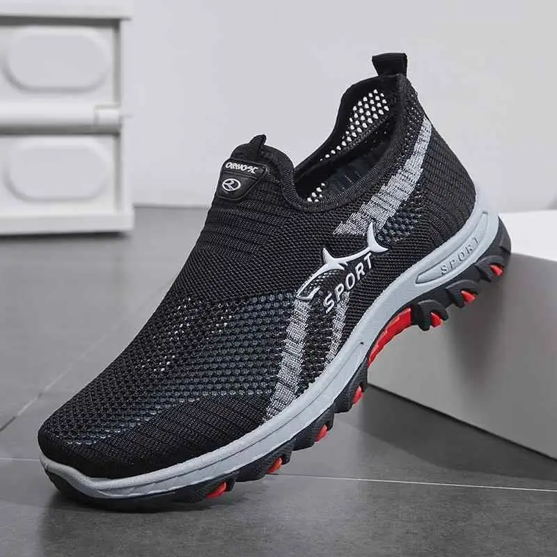 Beijing Men's Casual Canvas oes Slip-On Soft Bot Breathable Anti-Slip Summer Rubber Sole Faionable Korean Sle EVA In...