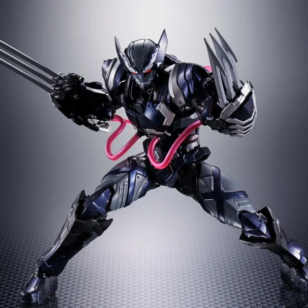 

Bandai Shf Marvel Seizumi Rongyi Comics Avengers, Iron Man，captain America, Wolf Uncle Venom Symbiosis, Desktop Decoration