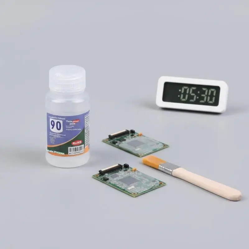 1 Set Car Electronics Repair Accessories 50/100ml Clear Conformal Coating Waterproof Protective Paint For Circuit Board PCB LED
