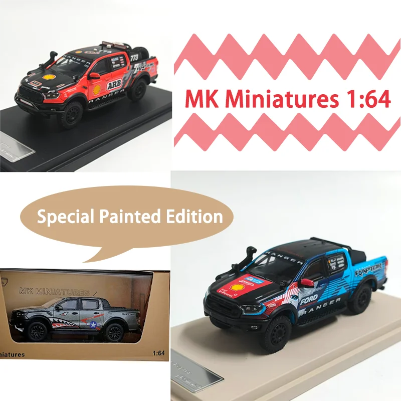 

MK миниатюры сплав 1/64 рейнджер Raptor Baja/окрашенная модель автомобиля классика сувенир для взрослых подарки хобби и игрушки коллекция украшения